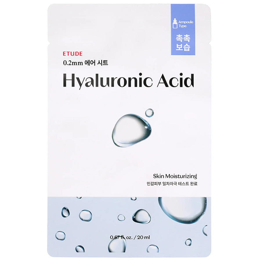 Etude - 0.2mm Air Mask Hyaluronic Acid 20ml. (Pack of 3)