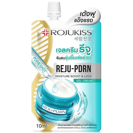Rojukiss - Reju-PDRN Moisture Boost & Lock Gel Cream 10ml. (Pack of 6)