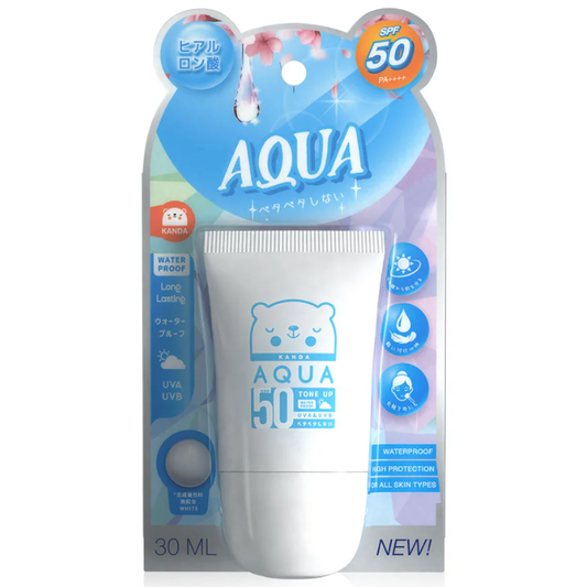 Kanda - UV AQUA Sunscreen White Tone Up SPF50/PA+++ 30ml.