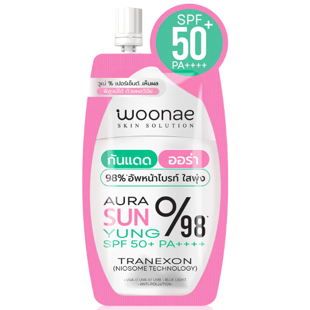Woonae - Aura Sun Yung SPF50+PA++++ 10g. (Pack of 3)