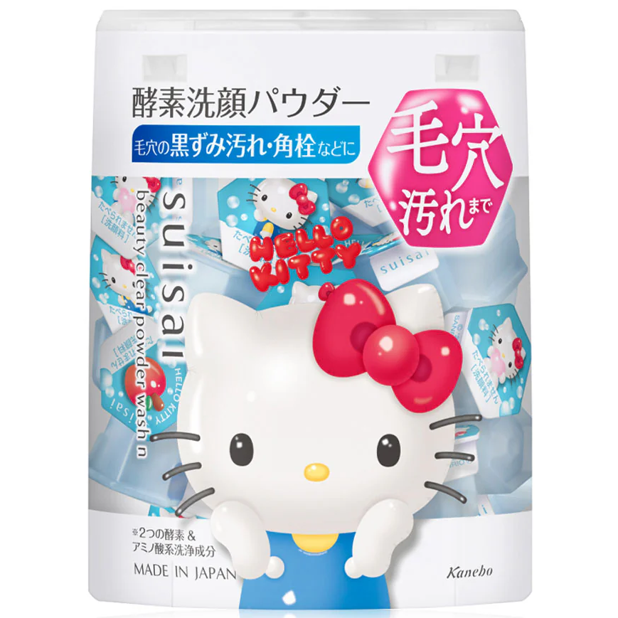 Suisai - Beauty Clear Powder Wash N Hello Kitty Sanrio Collection (32 Capsules)