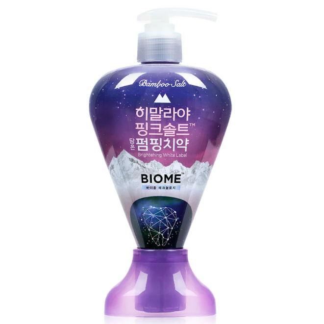 Himalaya Pinksalt - Pumping Toothpaste, Brightening White Label 285g.