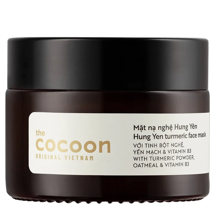 Cocoon Vietnam - Hung Yen Turmeric Face Mask (Mặt Nạ Nghệ Hưng Yên) with Turmeric Powder & Oatmeal 100ml.