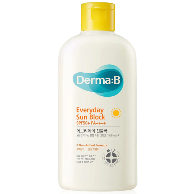DERMA B - Everyday Sun Block SPF50+ PA++++ 200ml.