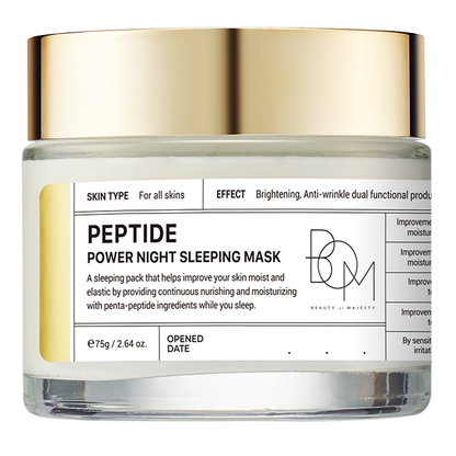 BOM - Beauty of Majesty - Peptide Power Night Sleeping Mask 75g.