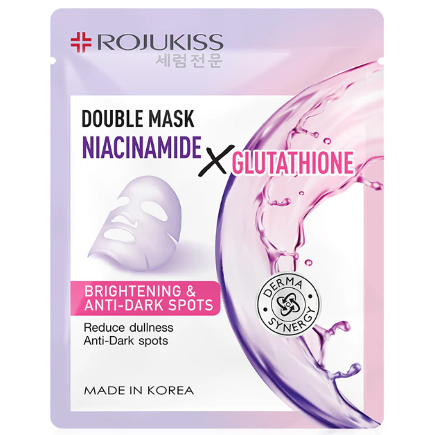 Rojukiss - Double Mask Niacinamide Glutathione 25ml. (Pack of 6)