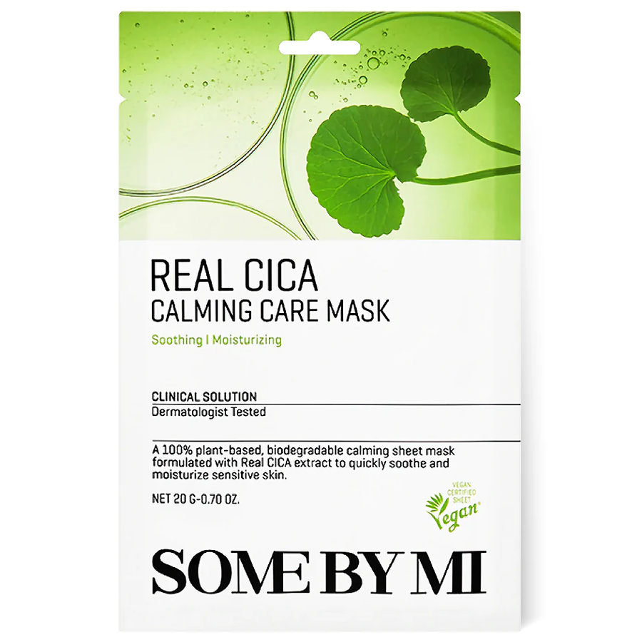 SOME BY MI - Real Cica Calming Care Mask 20g. (Pack of 3)
