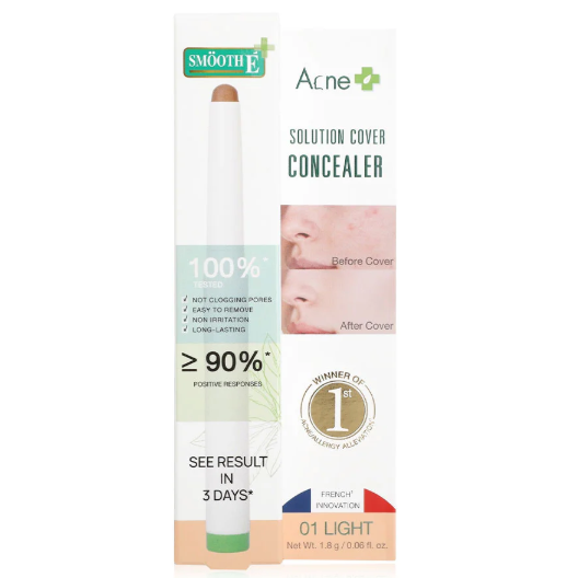 Smooth E - Light Acne Solution Cover Concealer 1.8g.