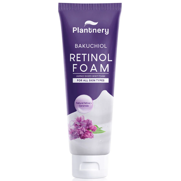 Plantnery - Bakuchiol Retinol Amino Based Whip Foam with Retinol and Ceramide 100g.
