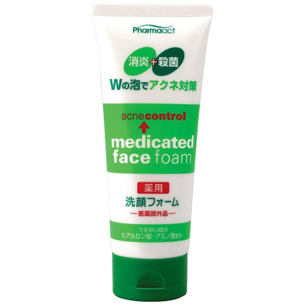 Kumano Yushi - Pharmaact Acne Control Medicated Face Foam Cleanser 130g.