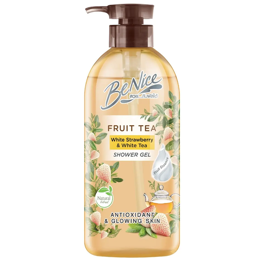 BeNice - White Strawberry and White Tea Shower Gel 450ml.