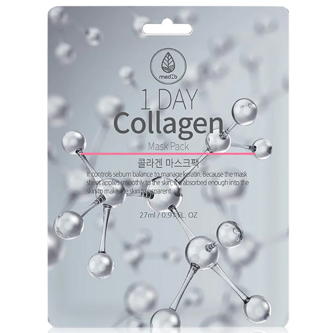MEDB - 1 Day Collagen Mask Pack 27ml. (Pack of 3)