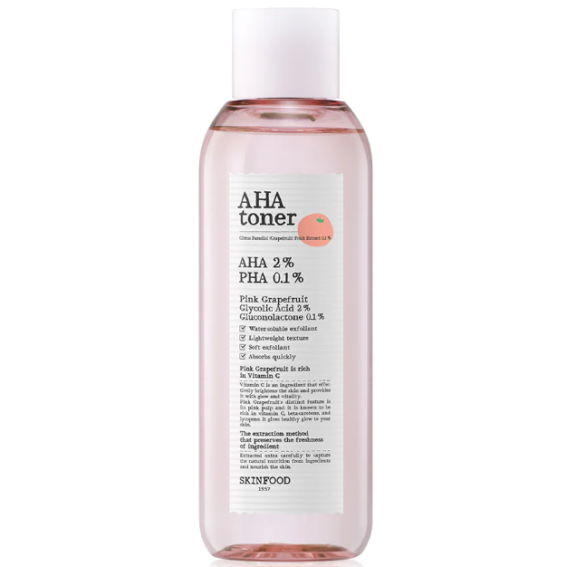 Skinfood - Pink Grapefruit AHA Toner 200ml.