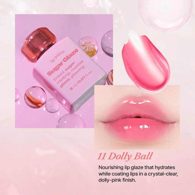 Alternative Stereo - Lip Potion Sugar Glaze Tint #11 Dolly Ball 8ml.