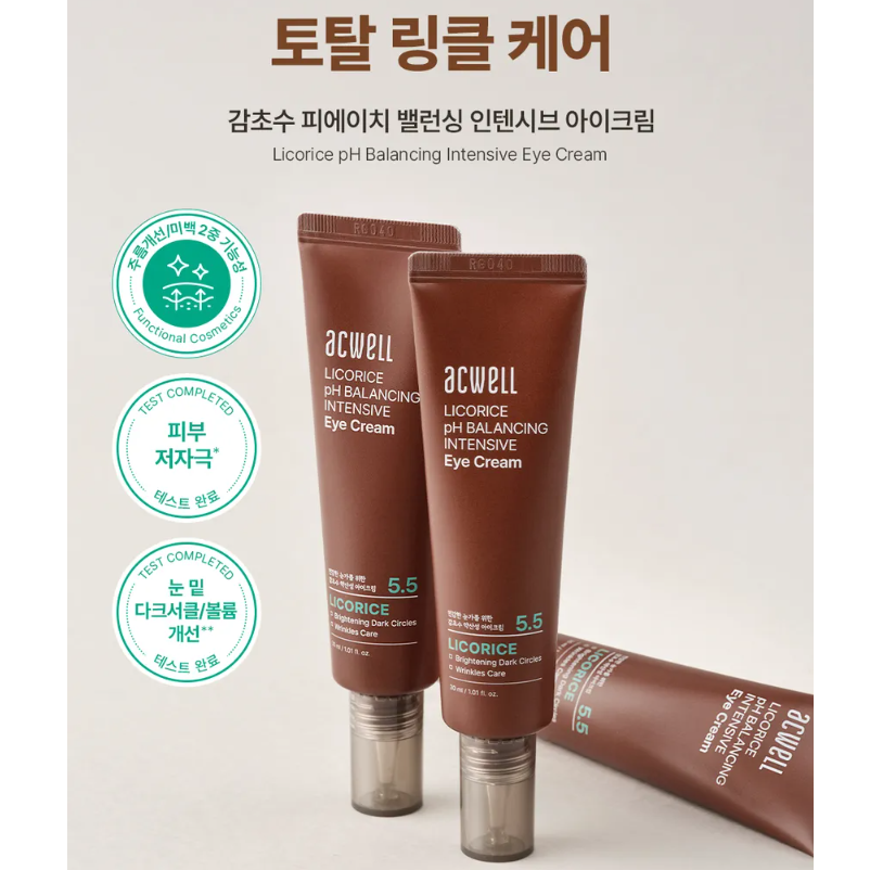 Acwell - Licorice pH Balancing Intensive Eye Cream 30ml.