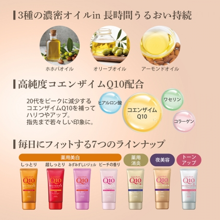 KOSE - CoenRich Q10 - Whitening Medicated Deep Moisture Hand Cream 80g.