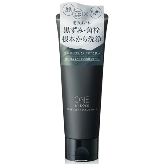 KOSE - One By Kose Pore Clear Scrub Wash 130g.