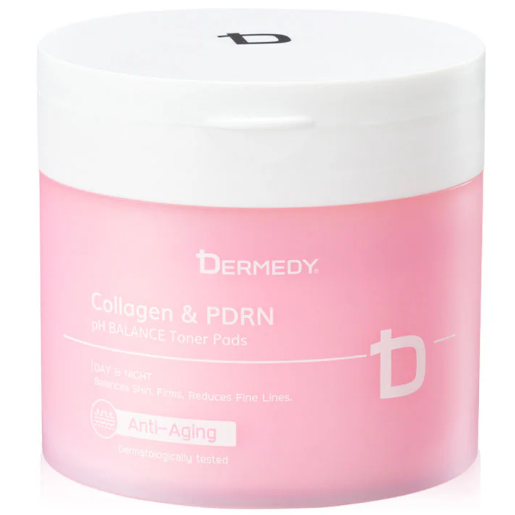 Dermedy - Collagen & PDRN Anti-Aging pH Balance Toner Pads 300g. (100 Pads)