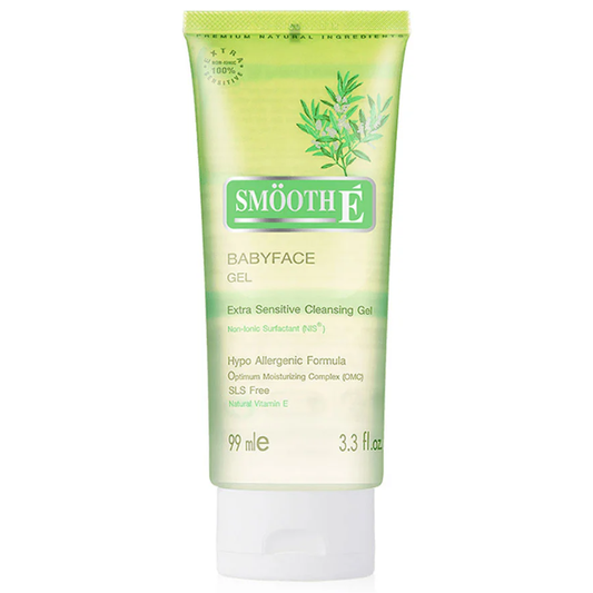 Smooth E - Babyface Gel Extra Sensitive Cleansing Gel 99ml.