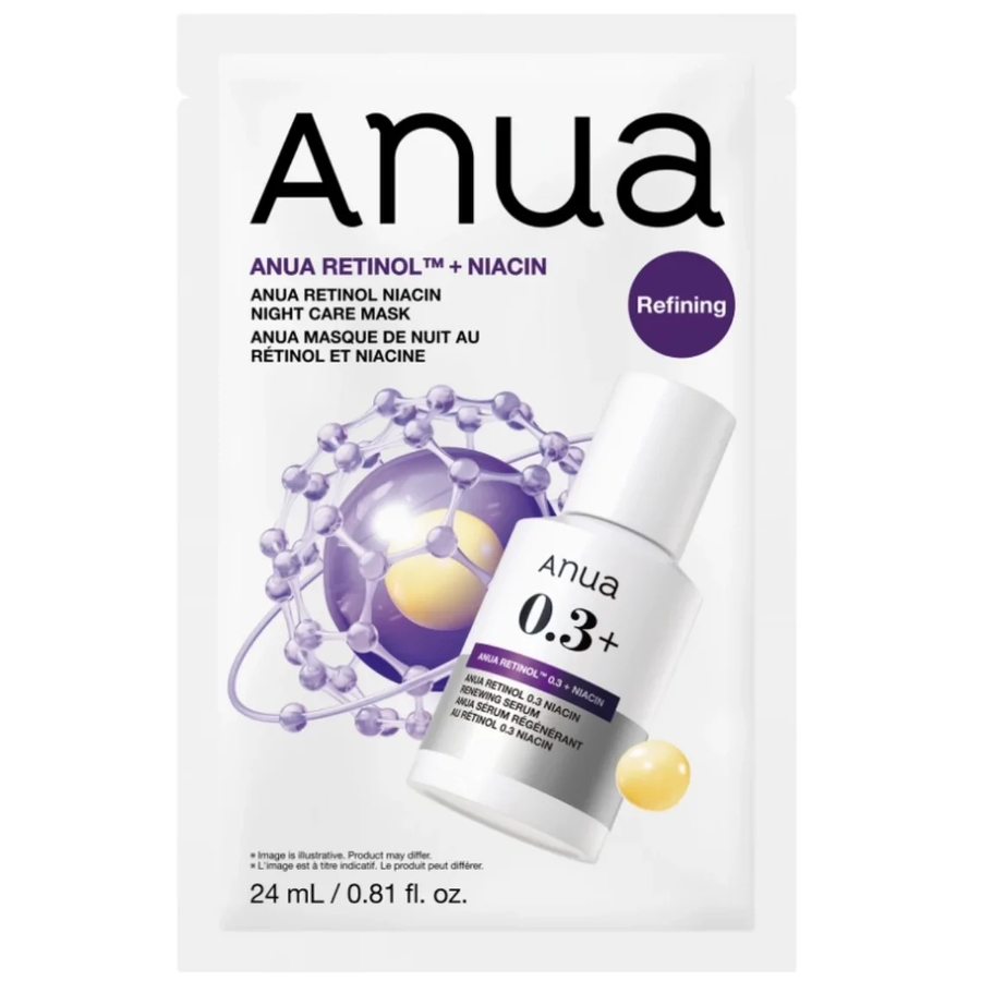 Anua - Retinol Niacin Night Care Mask 24ml. (Pack of 3)