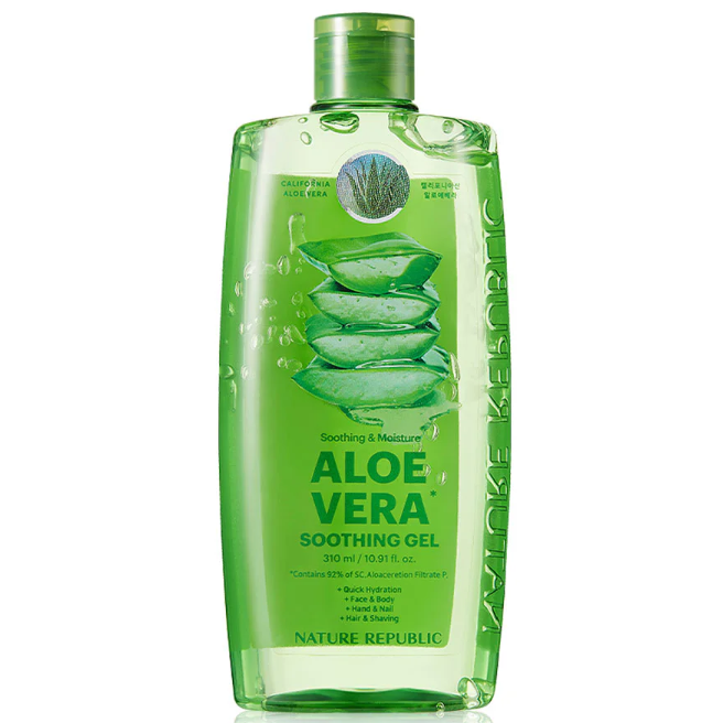 Nature Republic - Soothing & Moisture Aloe vera 92% Soothing Gel 310ml.