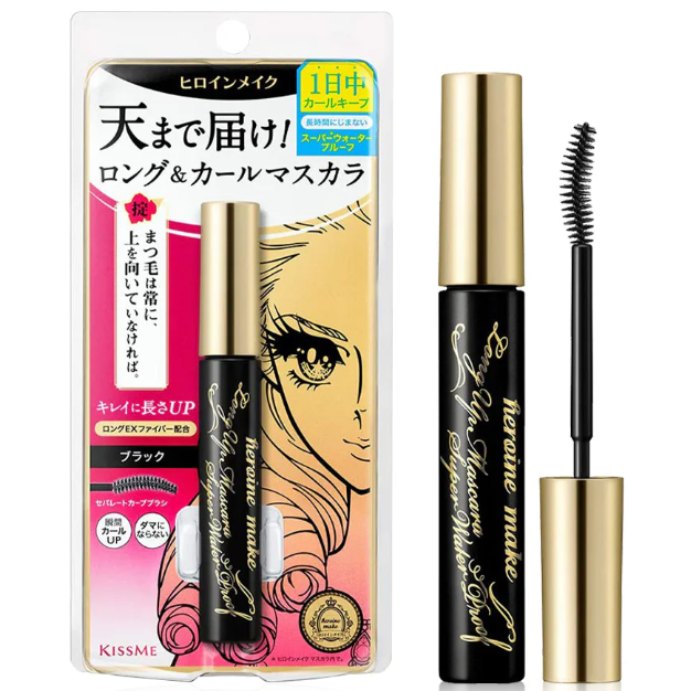 Kiss Me - Heroine Make Long Up Mascara Super Waterproof #01 Black 6g.