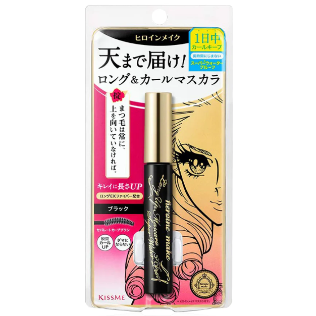 Kiss Me - Heroine Make Long Up Mascara Super Waterproof #01 Black 6g.