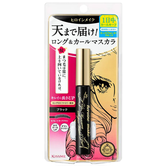 Kiss Me - Heroine Make Long Up Mascara Super Waterproof #01 Black 6g.