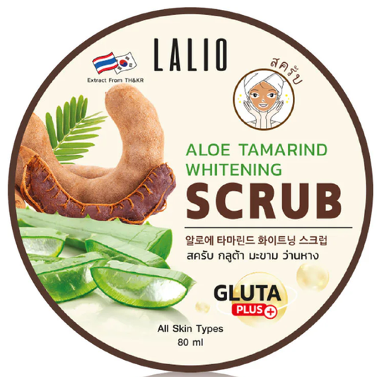 Lalio - Aloe Tamarind Whitening Scrub 80ml.