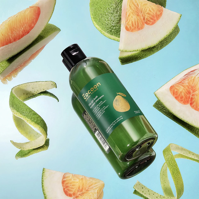 Cocoon Vietnam - Pomelo Shampoo (Dầu Gội Bưởi) with Pomelo Oil, Vitamin B5, Xylishine™ & Amino Acids, Sulfate-Free 310ml.