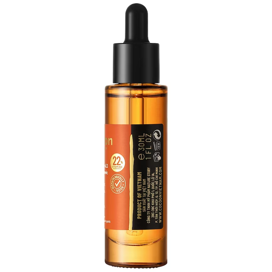 Cocoon Vietnam - Hung Yen Turmeric Serum x2.2 (Tinh Chất Nghệ Hưng Yên) with Turmeric Extract & Vitamin C 30ml.