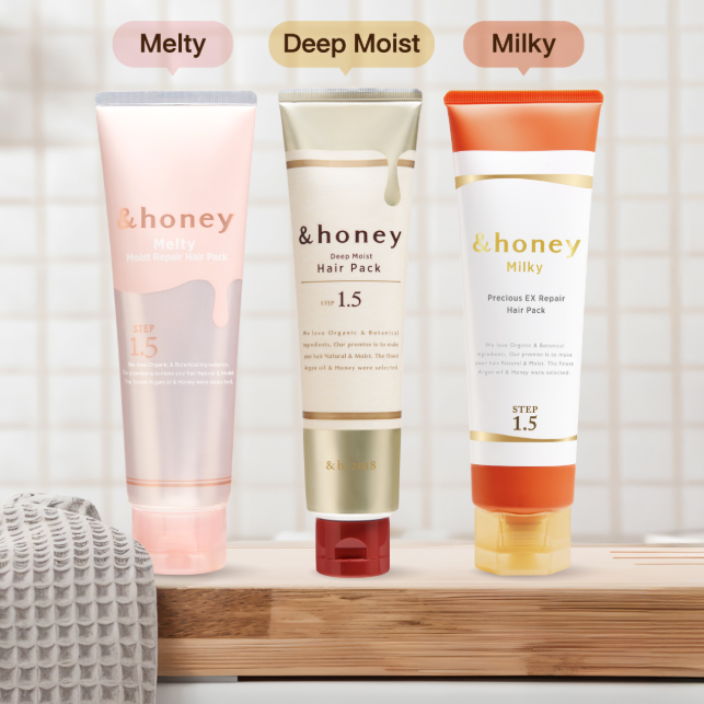&HONEY - Deep Moist Hair Pack 130g.