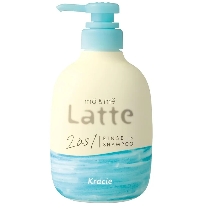 Kracie - Ma & Me Latte - Kracie Ma & Me Latte 2in1 Rinse-in Shampoo 490ml.