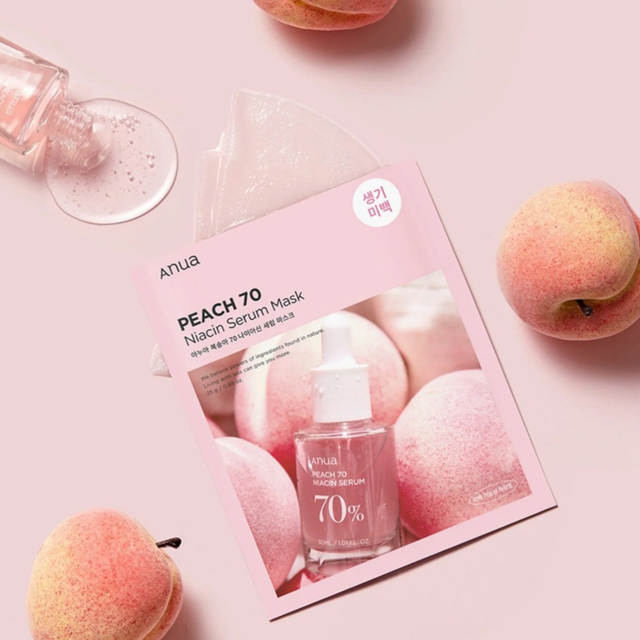 Anua - Peach Niacin Serum Mask 25ml. (Pack of 6)