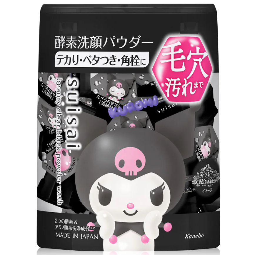 Suisai - Beauty Clear Black Powder Wash Kuromi Sanrio Collection (32 Capsules)