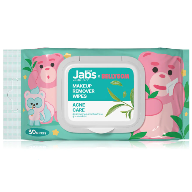 Jabs - x Bellygom Makeup Remover Wipes Acne Care 30 Sheets