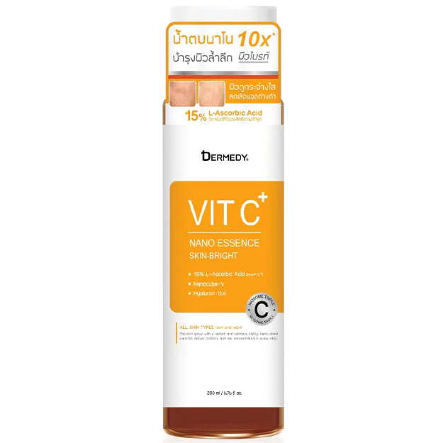 Dermedy - Vit C Plus Nano Essence Skin-Bright 200ml.