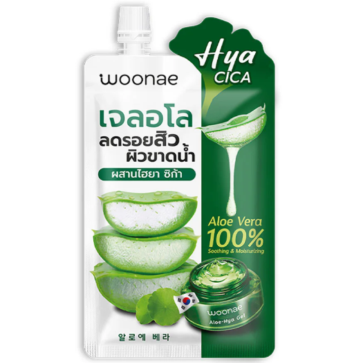 Woonae - Aloe Soothing Gel 50g. (Pack of 3)