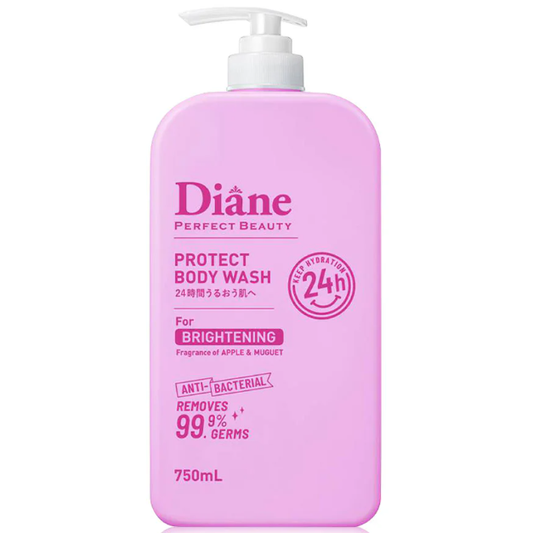 Moist Diane - Protect Body Wash for Brightening, Anti-Bacterial, Apple Muguet 750ml.