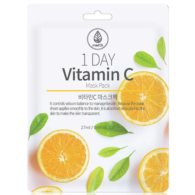 MEDB - 1 Day Vitamin C Mask Pack 27ml. (Pack of 3)