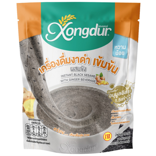 Xongdur - Instant Black Sesame with Ginger Beverage Powder 100g.
