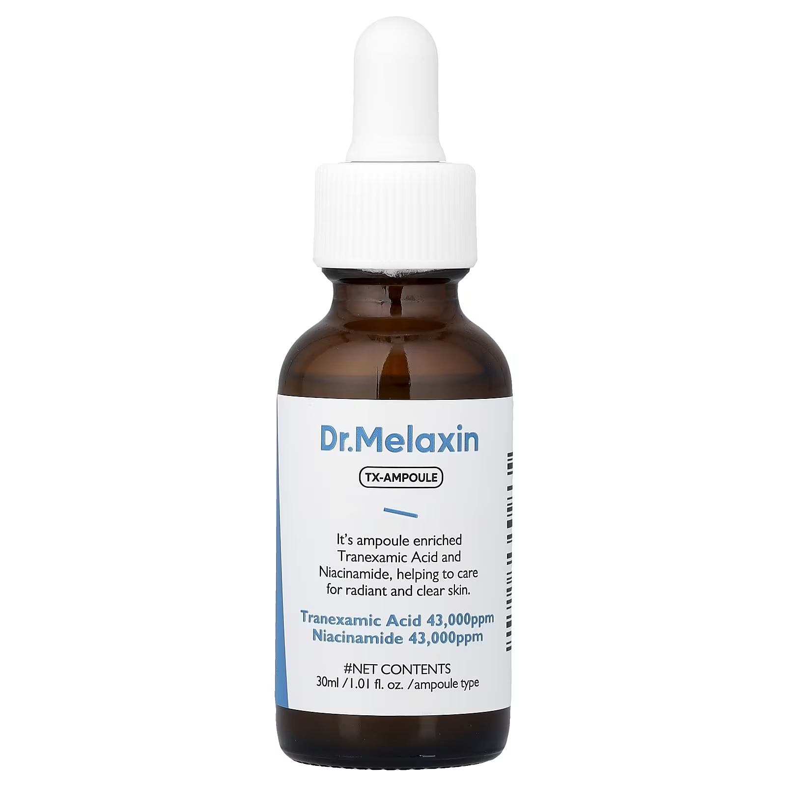 Dr.Melaxin - TX Ampoule Rx with Tranexamic Acid and Niacinamide 30ml.
