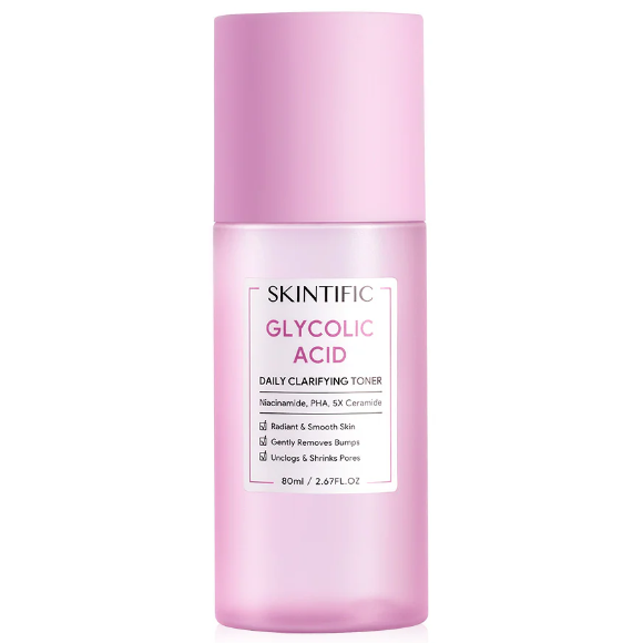 Skintific - Glycolic Acid Daily Clarifying Toner 80ml.