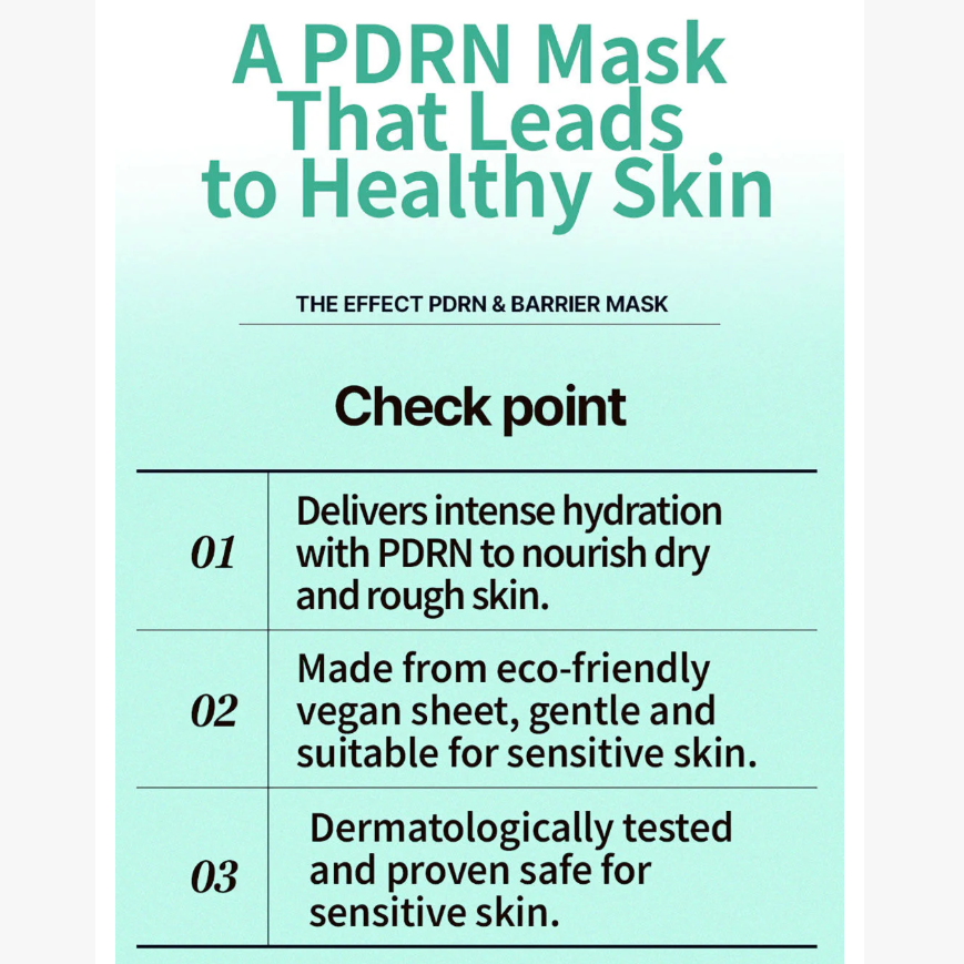 JM Solution - The Effect PDRN & Barrier Mask 24ml. (Pack of 3)