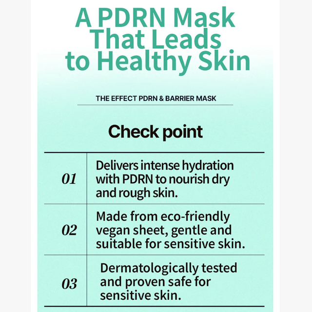 JM Solution - The Effect PDRN & Barrier Mask 24ml. (Pack of 3)