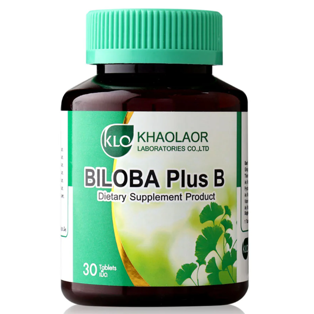 Khaolaor - Biloba Plus B 30 Tablets