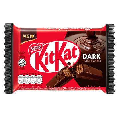 KitKat - Dark, Green Tea Premium and Pandan 35 g. each (Pack of 3 Mix)