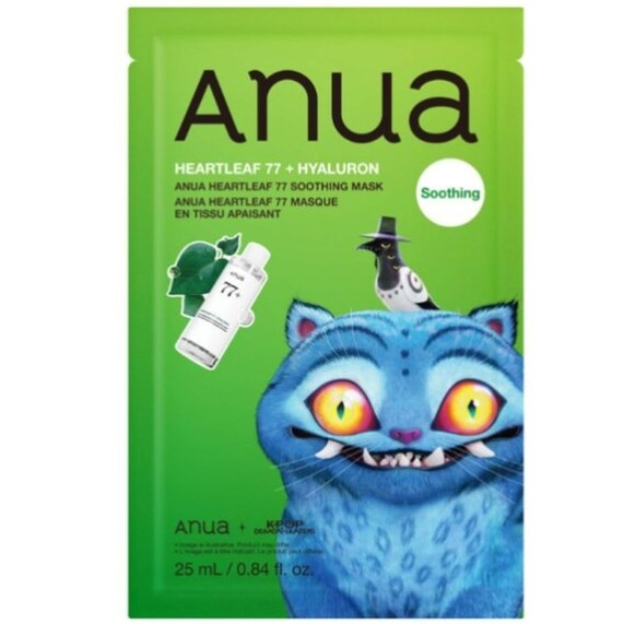 Anua - Kpop Demon Hunters Heartleaf 77 Soothing Mask 25ml. (Pack of 3)