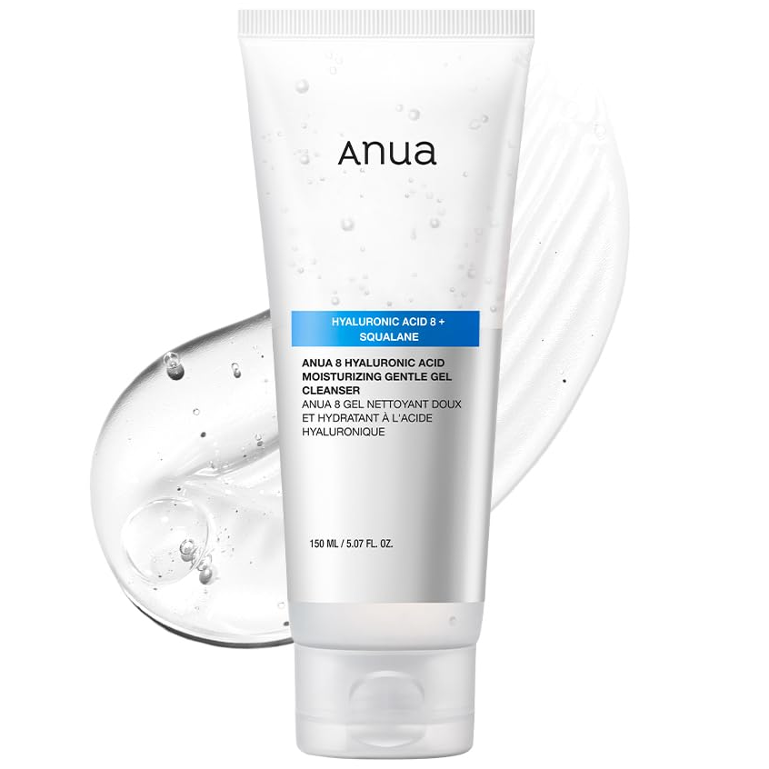 Anua - 8 Hyaluronic Acid Moisturizing Gentle Gel Cleanser 150ml.