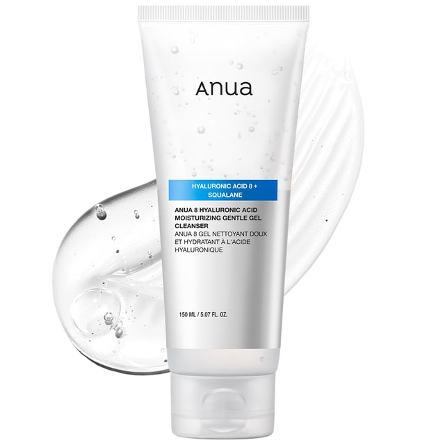 Anua - 8 Hyaluronic Acid Moisturizing Gentle Gel Cleanser 150ml.